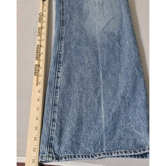 Levi's Ribcage Wide Leg Premium  Bell Flare High Rise Jeans Size 27 X 32 - Picture 7 of 12